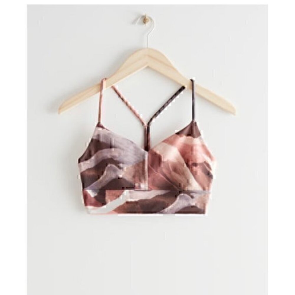 & Other Stories Quick-Dry Halter Yoga Bra Size XS